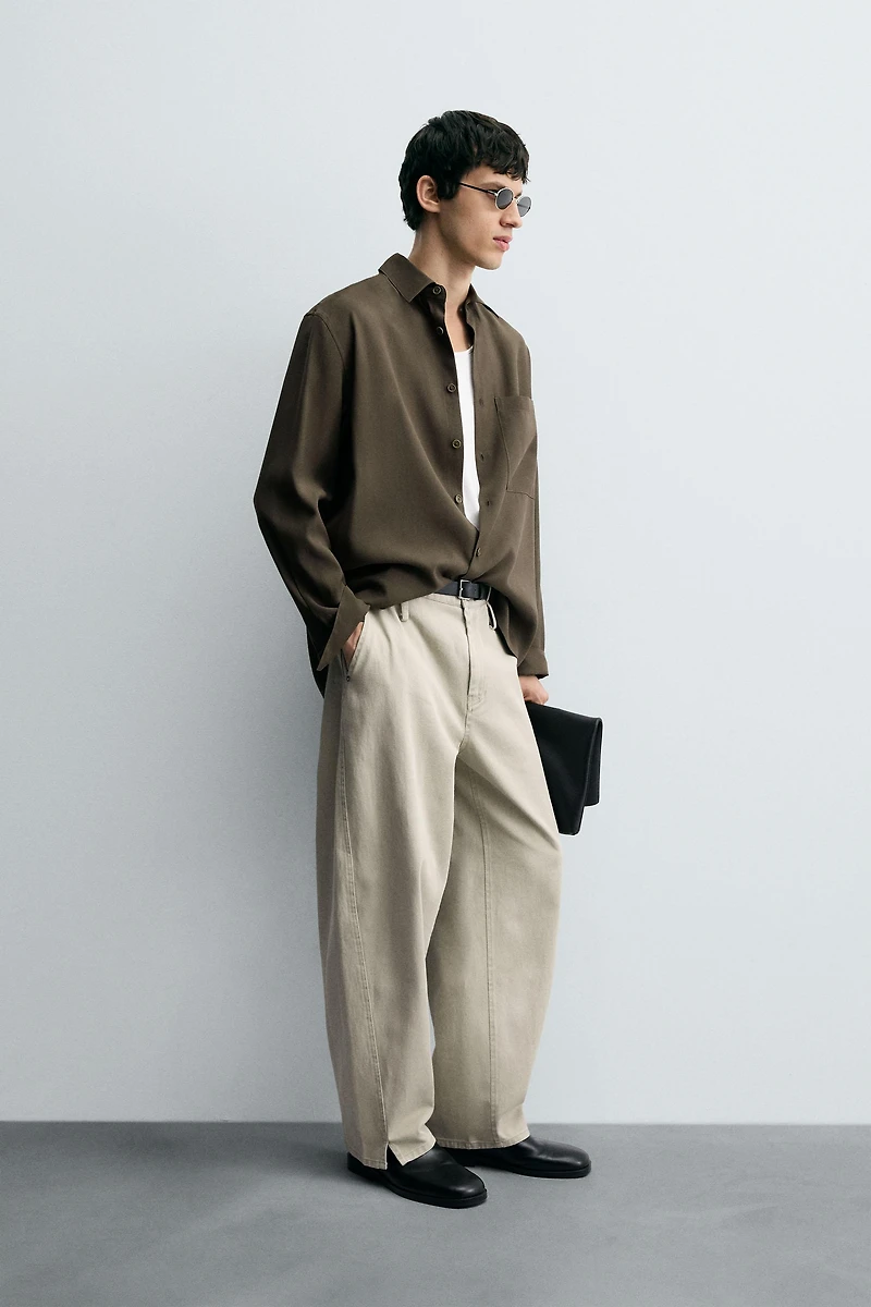 CHEMISE FLUIDE COUPE DÉCONTRACTÉE