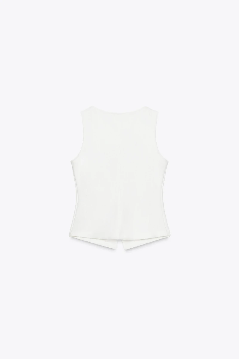 TOP GILET BOUTONS