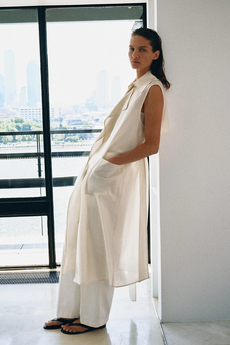 ZW COLLECTION LONG FLOWY VEST
