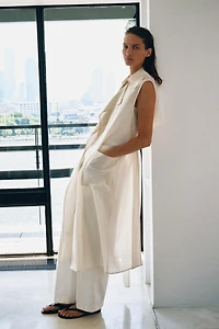 ZW COLLECTION LONG FLOWY VEST