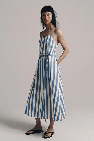 ROBE MI-LONGUE À RAYURES ZW COLLECTION