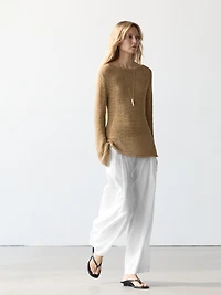 Pantalon fluide lin