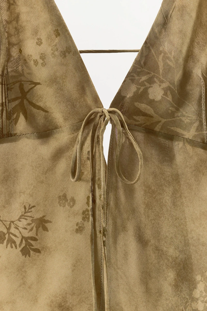 PRINTED STRAPPY TOP