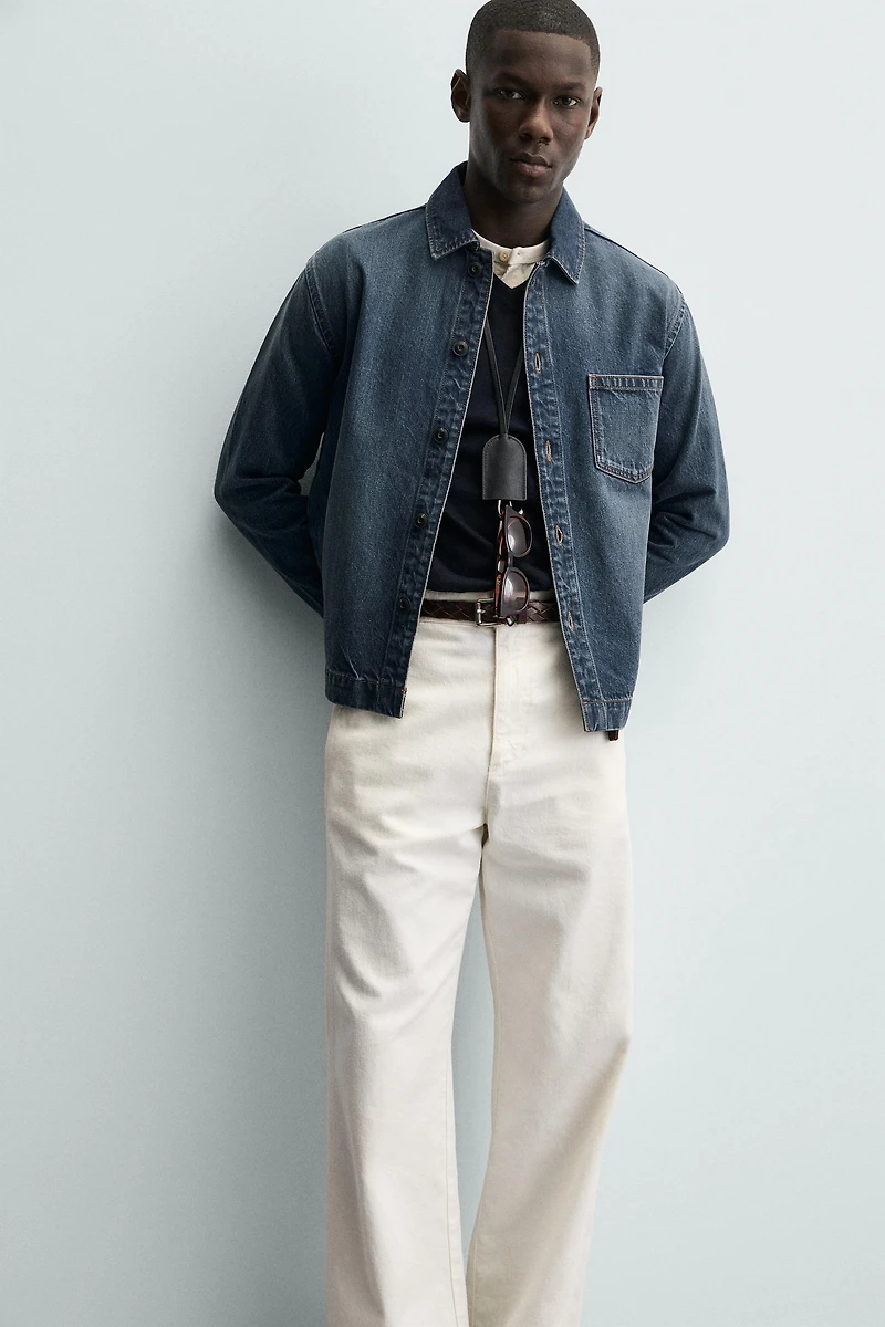 WASHED DENIM SHIRT