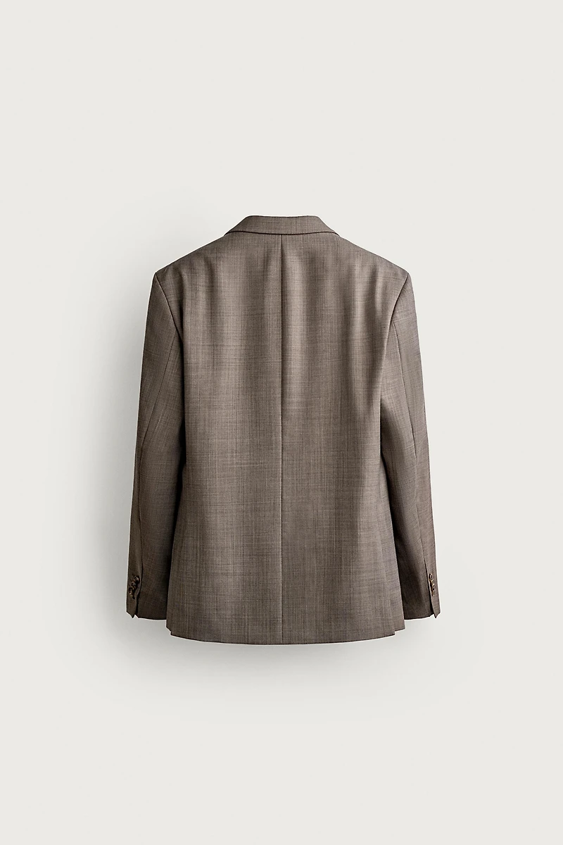 VESTE DE COSTUME STRUCTURÉE EN LAINE