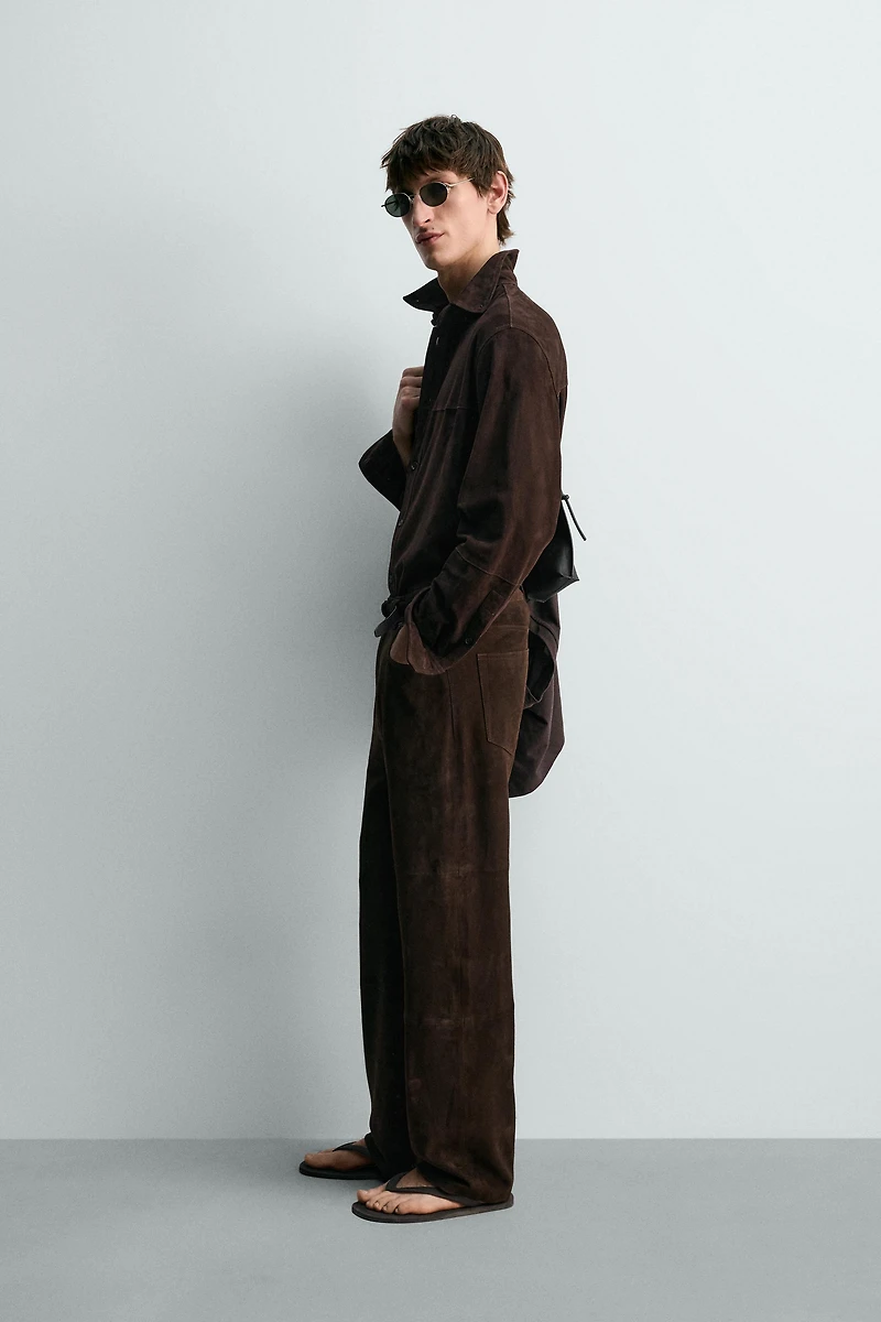 SUEDE LEATHER SHIRT