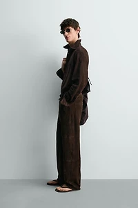SUEDE LEATHER SHIRT