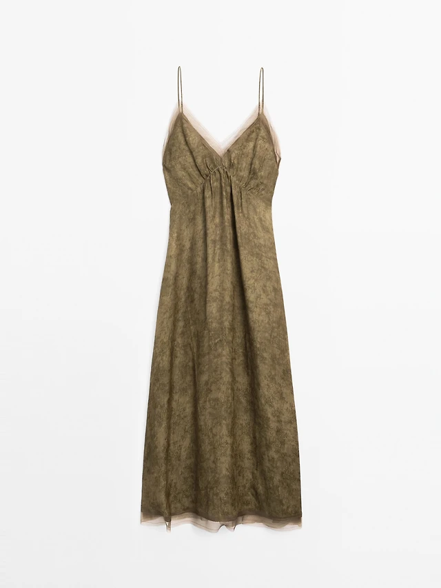 Zara EMBROIDERED MIDI SLIP DRESS | Place Rosemre Zara EMBROIDERED MIDI SLIP DRESS | Place Rosemre