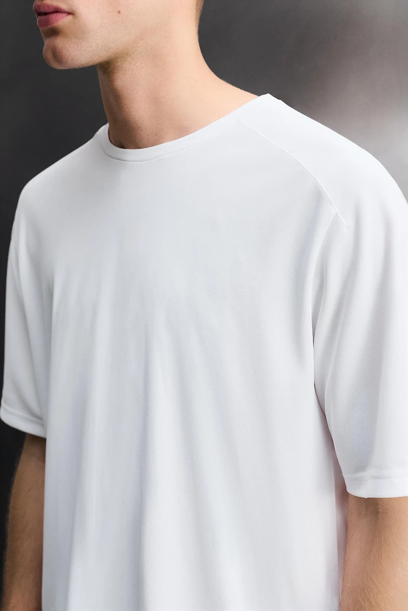 T-SHIRT TECHNIQUE STRUCTURE PIQUÉ