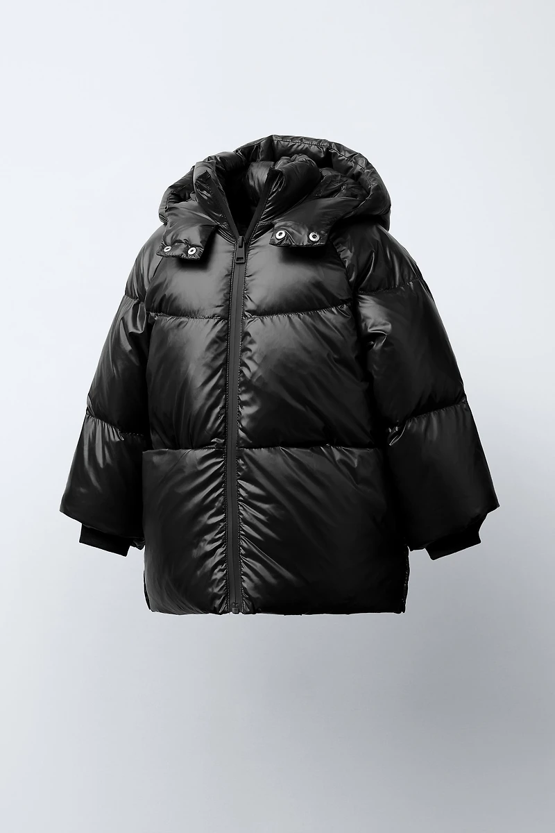 DOWN PUFFER COAT WATER REPELLENT AND WIND RESISTANT