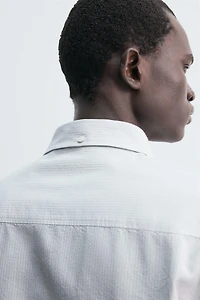 CHEMISE OXFORD RAYURES