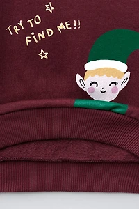 PRINTED ELVES SWEATSHIRT