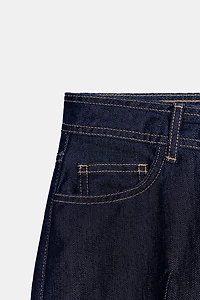Z1975 STRAIGHT LEG MID-RISE CREASED JEANS
