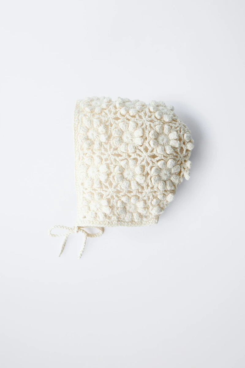CROCHET KNIT BONNET