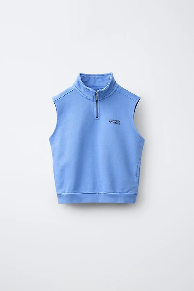 GILET EN MOLLETON