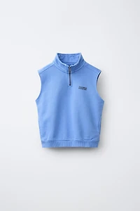 GILET EN MOLLETON