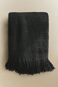 DECORATIVE FRINGED BLANKET