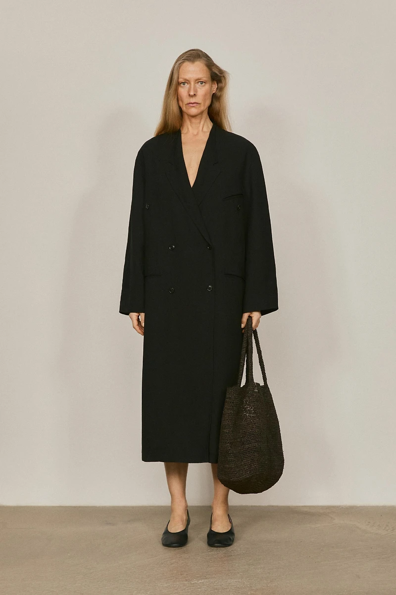 Long double-breasted trench coat - LIMITED EDITION