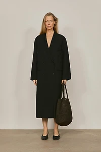 Long double-breasted trench coat - LIMITED EDITION