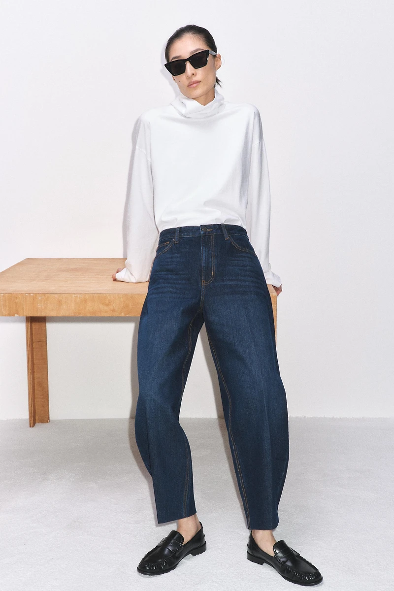 JEAN ZW COLLECTION BARREL TAILLE HAUTE