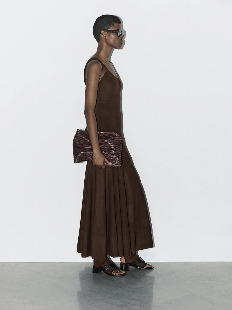 Cotton and silk blend knit dress - Studio