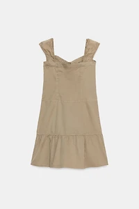 ROBE MIDI À BOUTONS