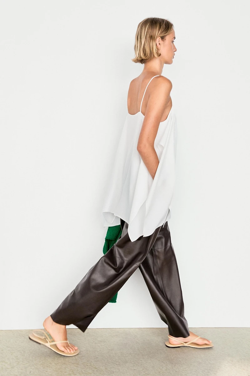 Flowing spaghetti strap top
