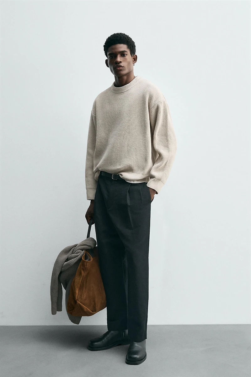 CHENILLE TEXTURED SWEATER