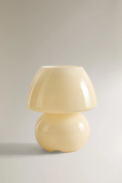 GLASS TABLE LAMP