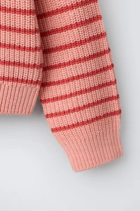 STRIPED CARDIGAN