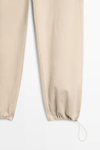 Relaxed fit parachute pants