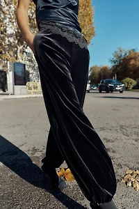VELVET PANTS