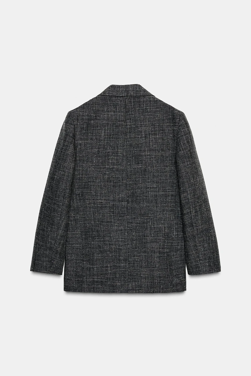 ZW COLLECTION STRAIGHT WOOL BLAZER