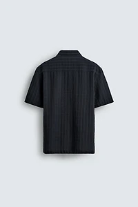 REGULAR FIT TEXTURED SHIRT
