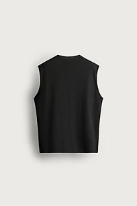 TANK TOP WITH COMBINED NECKLINE