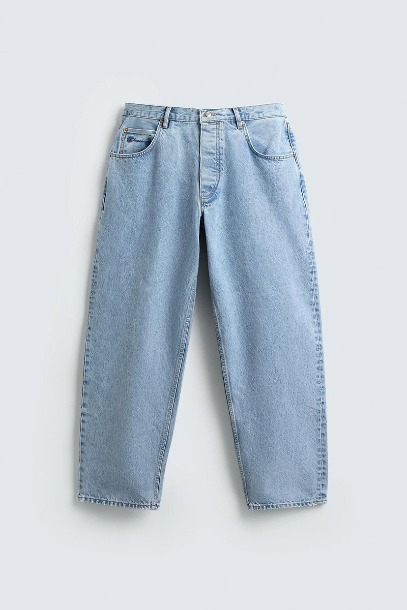 LOOSE TAPERED FIT JEANS CHAMPION ® X ZARA