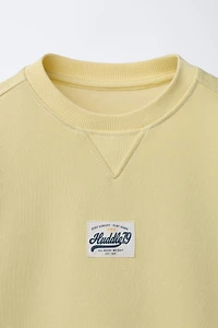 TEXT JOGGING SWEATSHIRT