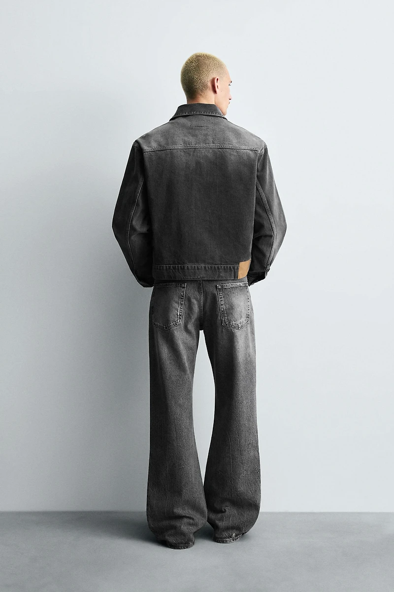 WIDE FLARE FIT JEANS