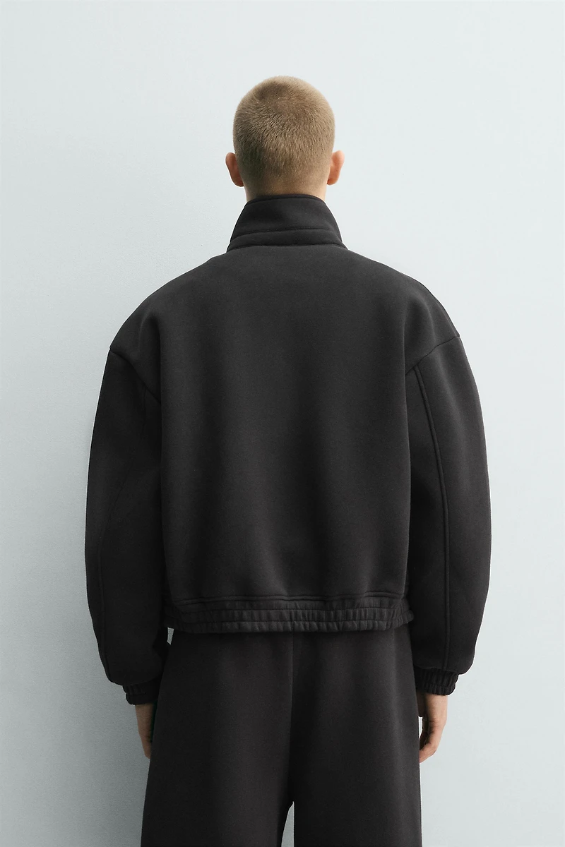 CROPPED FIT TECHNICAL JACKET