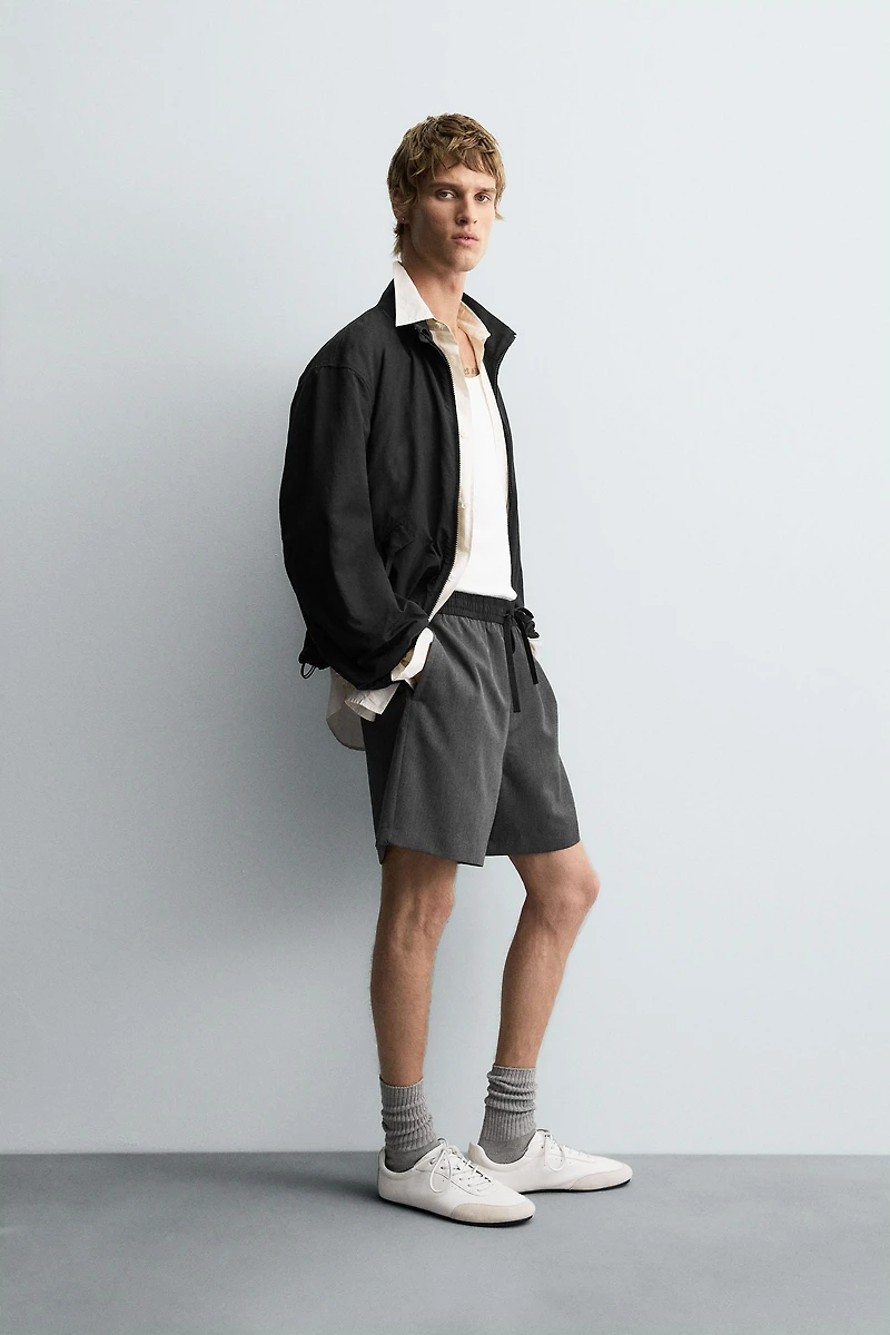 CONTRAST WAIST SHORTS
