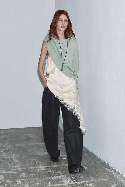 JEAN ZW COLLECTION BARREL CRAQUELÉ TAILLE BASSE