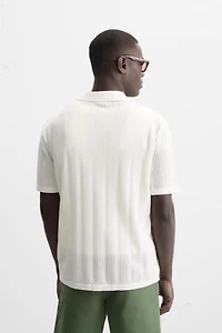 CHEMISE EN MAILLE AJOURÉE