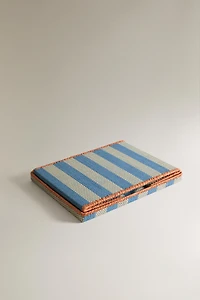 KIDS' FOLDABLE STRIPED BASKET