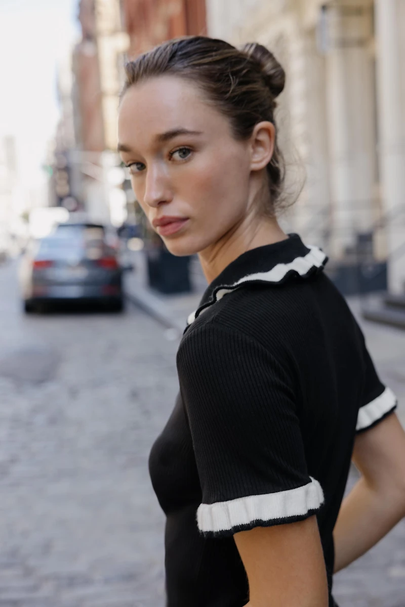JEWELED POLO SHIRT