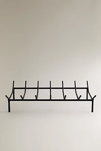 SUPPORT EN FER POUR BOIS DE CHEMINÉE