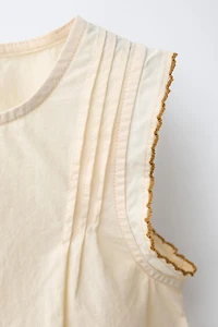 POPLIN TOP