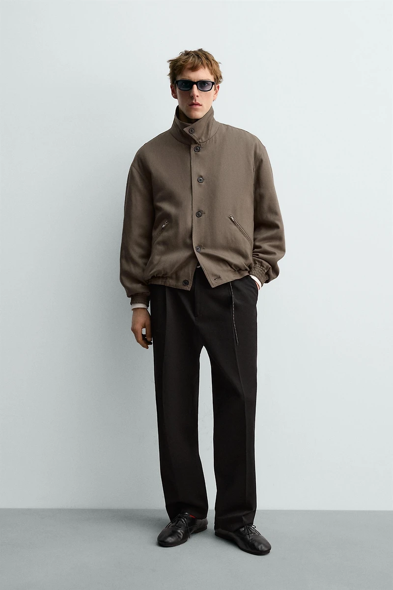 VESTE REMBOURRÉE 100% LAINE AARON LEVINE X ZARA