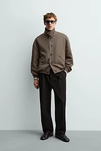 VESTE REMBOURRÉE 100% LAINE AARON LEVINE X ZARA