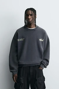 COMBINED PRINT SWEATSHIRT