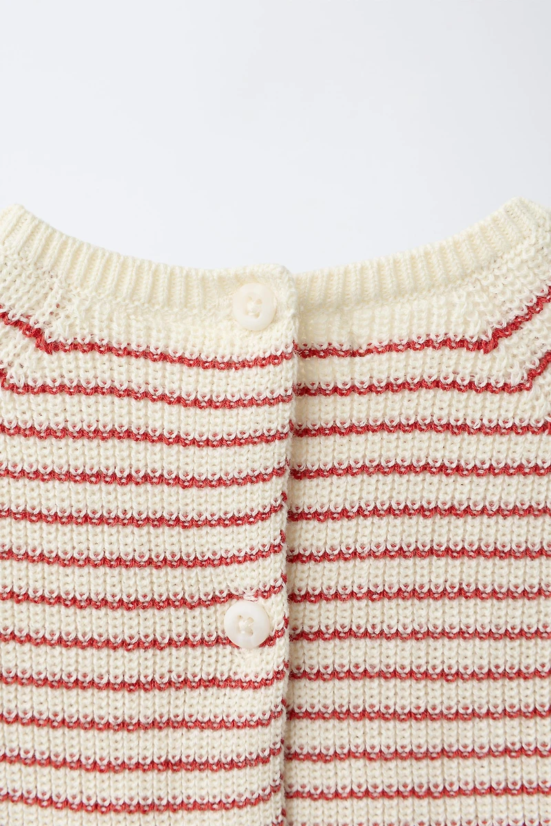 STRIPED KNIT JUMPER